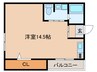 レセンテ砂美 1Rの間取り