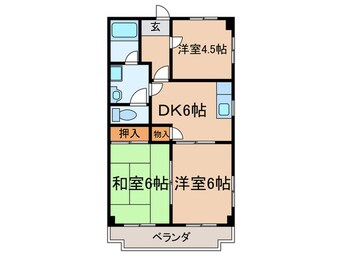 間取図 スカイハイム