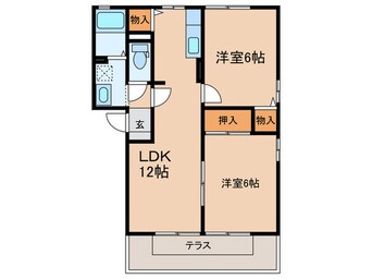 間取図 マイルストンＦｕｓｏ