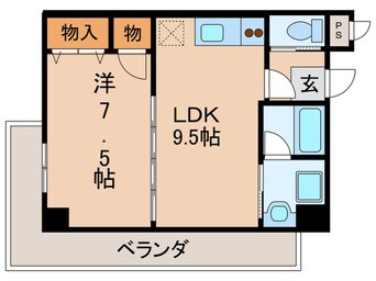 間取図 ゴ－ルドハイツ渡辺