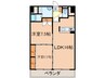 ゴ－ルドハイツ渡辺 2LDKの間取り