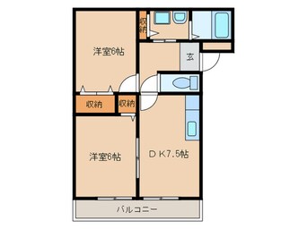 間取図 パレロワイヤル