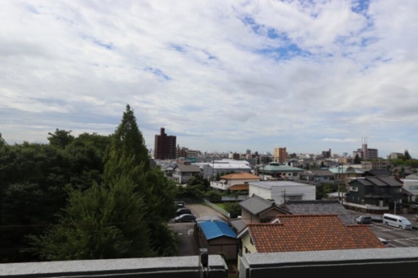 室内からの展望 コートシャイン