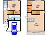 海部郡蟹江町宝戸建賃貸 2LDKの間取り