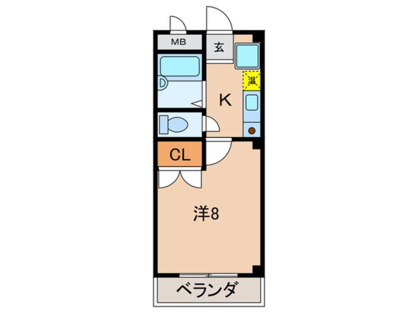 間取図 フリ－ダム星の宮