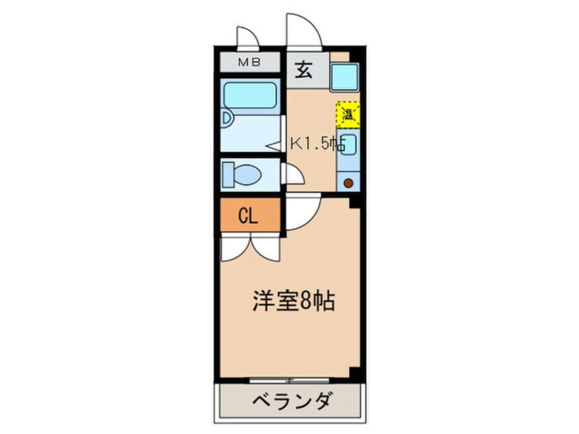 間取図 フリ－ダム星の宮