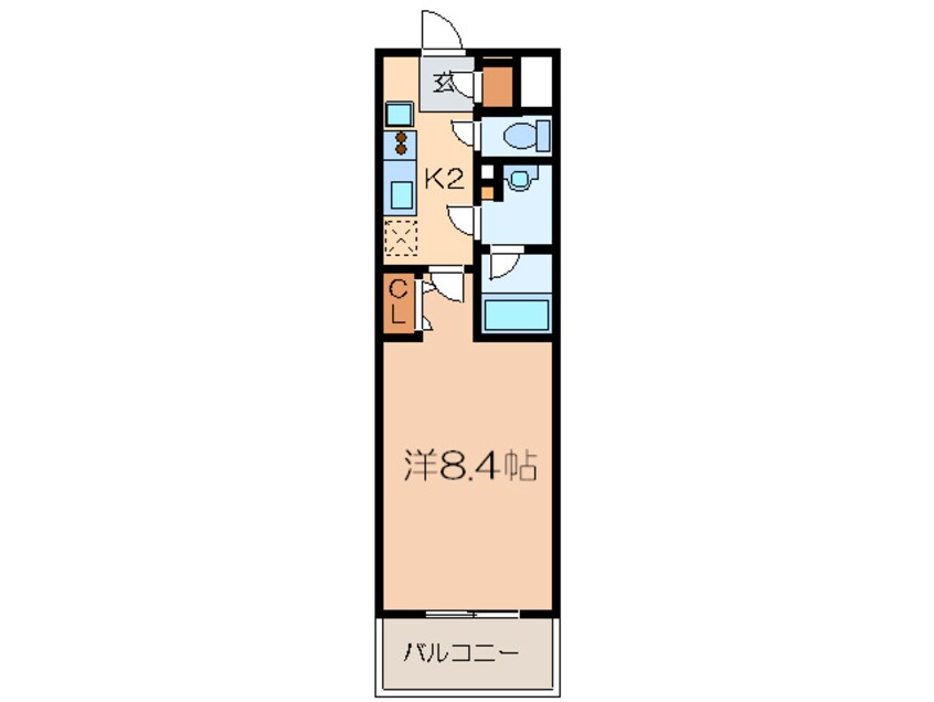 間取図 フロ－ラル東別院(2F－9F)