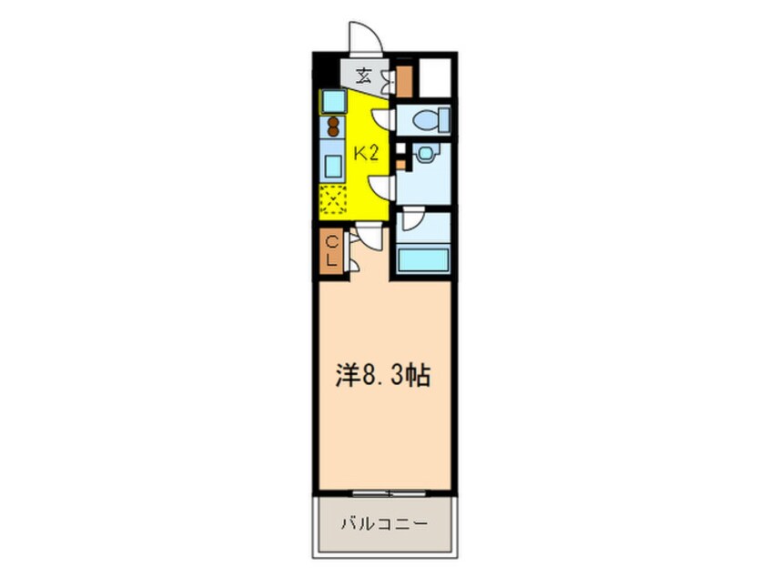 間取図 フロ－ラル東別院(2F－9F)