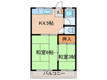 間取図 稲松荘