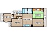 ユニーブル瑞穂セゾン5号館(202) 4LDKの間取り