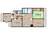 ユニーブル瑞穂セゾン5号館(202) 4DKの間取り