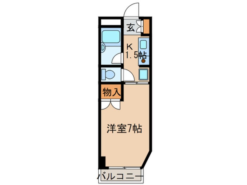 間取図 Ｋコ－ト観月