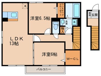 間取図 セジュール上脇Ａ