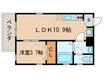 間取図 Ｅｔｏｉｌｅ黒川