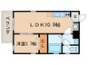 Ｅｔｏｉｌｅ黒川 1LDKの間取り