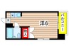 プリミエール鶴舞 1Rの間取り