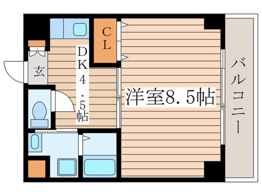 間取図 アプニール新瑞