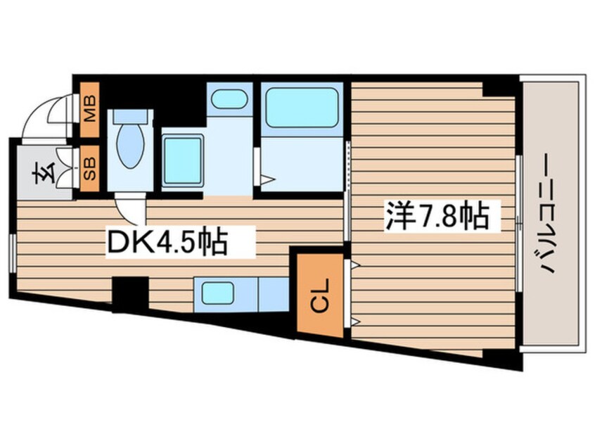 間取図 アプニール新瑞