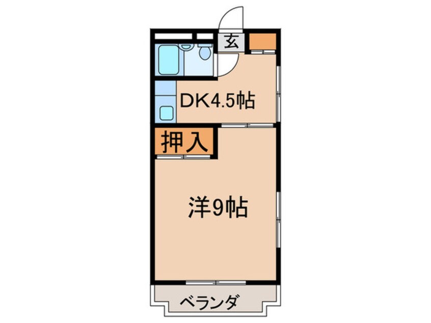 間取図 ファミ－ル茶屋が坂