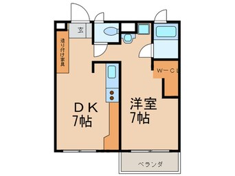 間取図 メゾネット信和