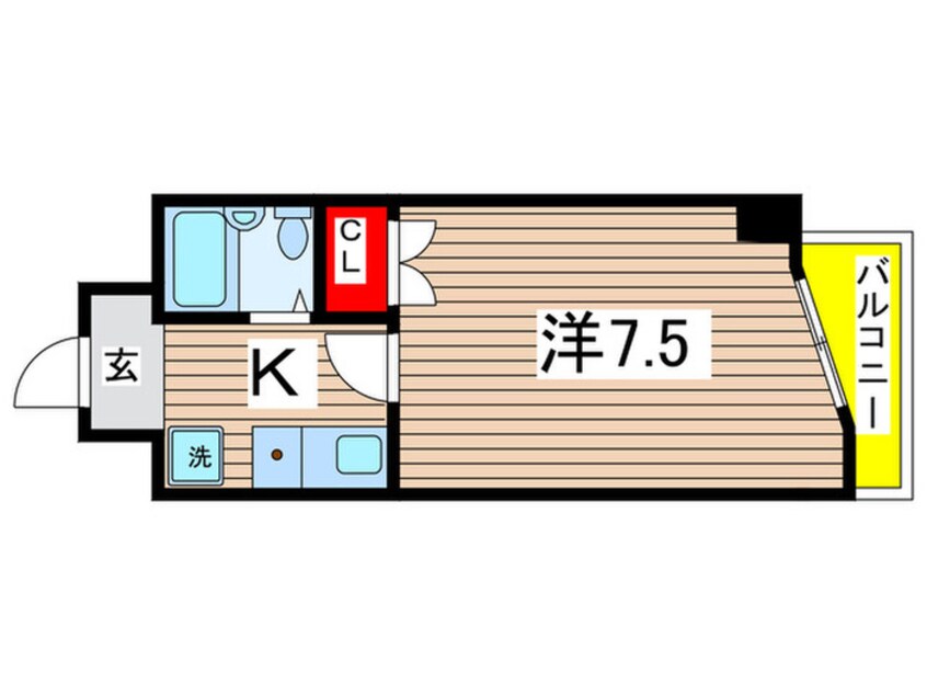 間取図 ＯＳ・ＳＫＹマンション御器所