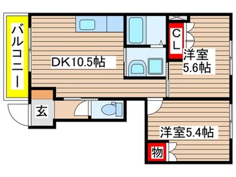 間取図 ルーラルハウスⅡ