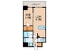 S-RESIDENCE金山epure 1LDKの間取り