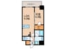 S-RESIDENCE金山epure 1LDKの間取り