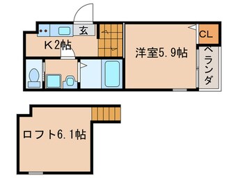 間取図 Villetta辻町