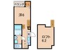 Villetta辻町 1Kの間取り
