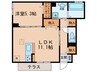 ラ　ティエラ 1LDKの間取り