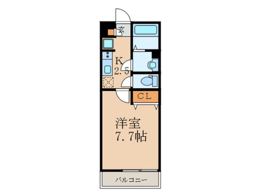 間取図 リブリ・シャトーエ