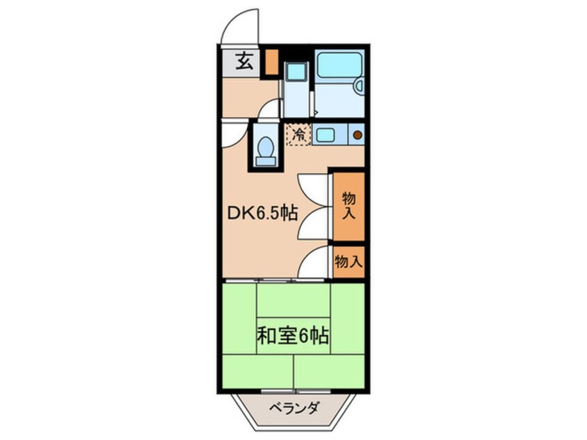 間取図 シャンポール北田