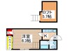 Cherry Blossom 1Kの間取り