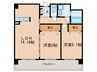 OAZO-N 2LDKの間取り