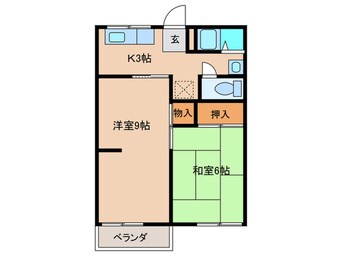 間取図 コ－ポ則竹