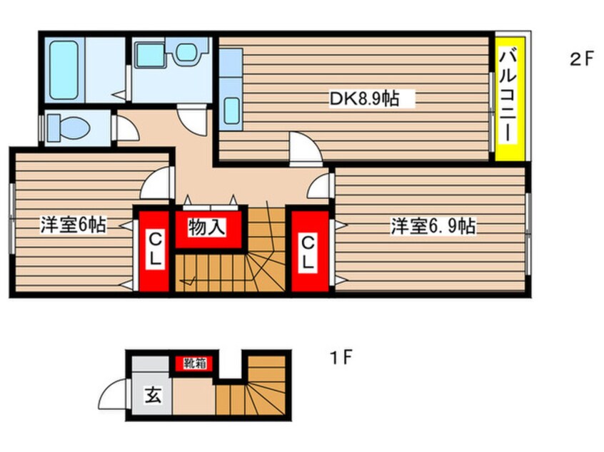 間取図 スカイコートＭ