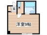 サウスレジデンス丸の内 1Rの間取り