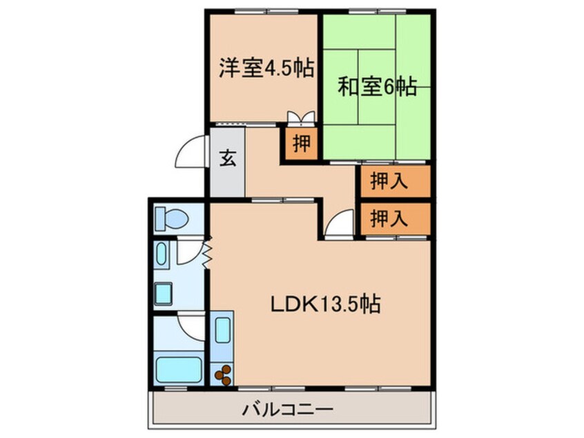 間取図 パビリオン春が丘（５０３）