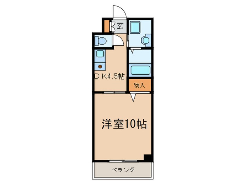 間取図 メゾン田代本通