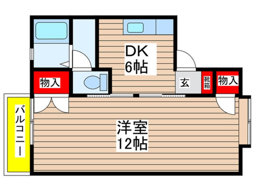 間取図 パークサイド梅里