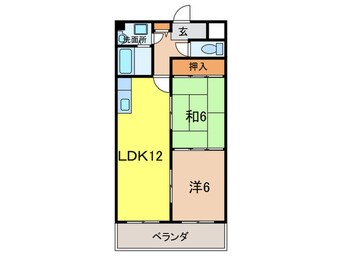 間取図 エクセレント山房