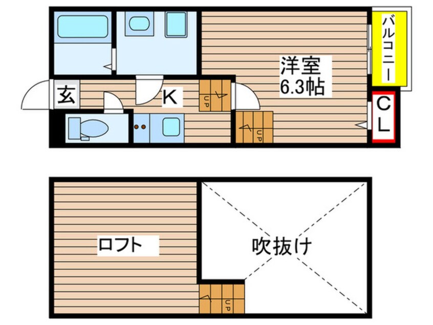 間取図 Ｃｒｅｏ日比野弐番館