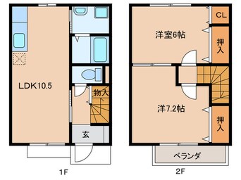 間取図 ラポール・デュープレックス