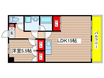 間取図 サンシャイン富士パートⅢ