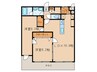 緑山館 2LDKの間取り