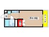 コ－ポオアシス 1Rの間取り