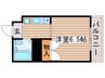 コ－ポオアシス 1Rの間取り