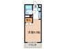 コ－ポオアシス 1Rの間取り