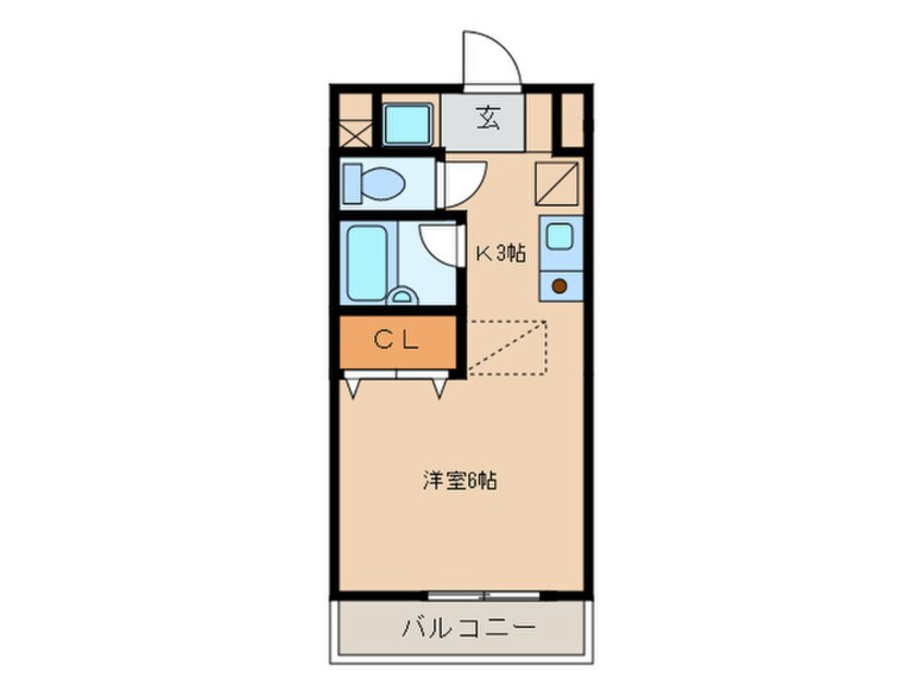 間取図 ラ・シャ－ム